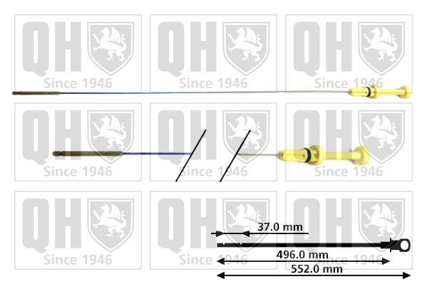 Sonda (indicador) do nível de óleo no motor Metalcaucho 4593 preço, a partir de 4,52 USD